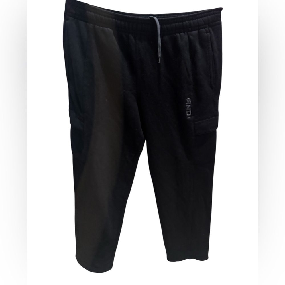 And1 Black Men's Cargo Jogger Sweatpants